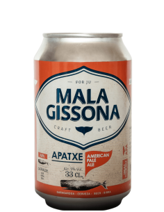 MALA GRISSONA - APATXE - American Pale Ale Lata 33cl - Buscador de Cervezas - Brewhouse