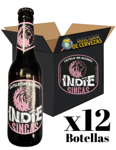 BREW INDIE - CASTILLA SIN - Tostada Sin Alcohol 12x33cl - Buscador de Cervezas - Brewhouse