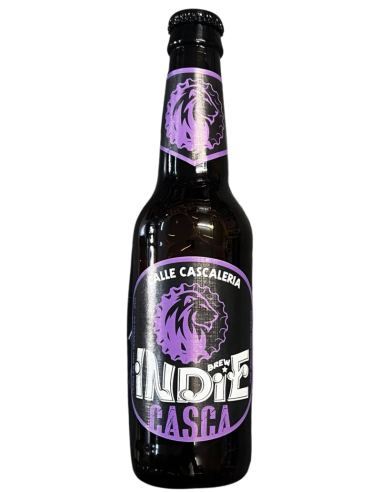 botella 33cl de cerveza de marca BREW INDIE - CASCALERIA, estilo Dry Hopping IPA