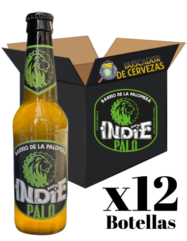 pack 33cl de cerveza de marca BREW INDIE - PALOMERA, stilo Radler