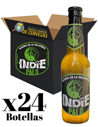 pack 33cl of beer branded BREW INDIE - PALOMERA, stilo Radler