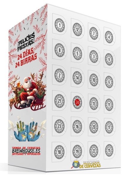 CALENDÁRIO DO ADVENTO 2025! - Cervejas de 12 países! 24 estilos - 24 unidades