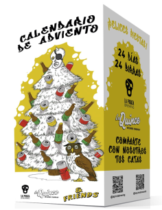 CALENDARIO DE ADVIENTO 2024! - Cervezas La Quince, Pirata & Friends - 24 Unidades - Buscador de Cervezas - Brewhouse