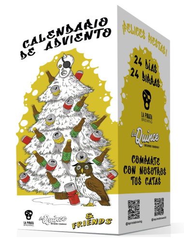CALENDARIO DE ADVIENTO 2025! - Cervezas La Quince & Friends - 24 Latas