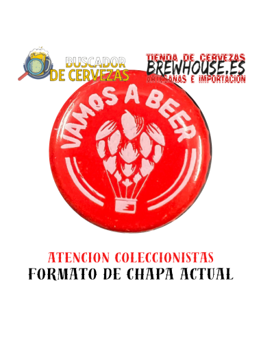 bottle cap in red color with brand drawing