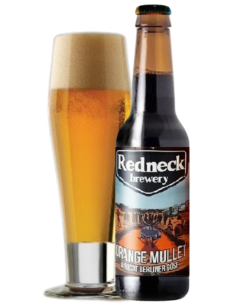 botella 33cl de cerveza de marca REDNECK - ORANGE MULLET, estilo Apricot Berliner Gose 2