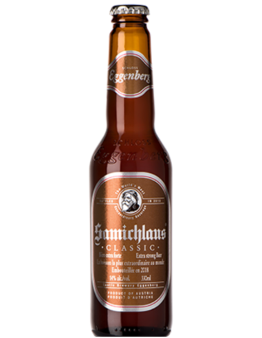 botella 33cl de cerveza de marca SAMICHLAUS - CLASSIC, estilo Doppelbock