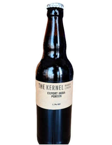 botella 33cl de cerveza de marca THE KERNEL - EXPORT INDIA PORTER, estilo English Porter