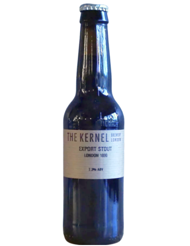 botella 33cl de cerveza de marca THE KERNEL - EXPORT STOUT LONDON 1890, estilo Foreign Stout