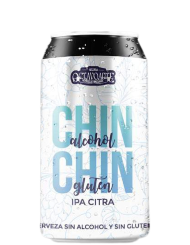 OCTAVO ARTE - CHIN-CHIN - Citra IPA (Alcohol Free and Gluten Free) 33cl Can