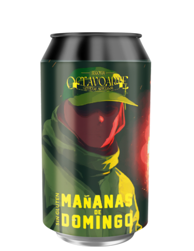 OCTAVO ARTE - MAÑANAS DE DOMINGO - American Amber Ale (Sin Gluten) Lata 33cl