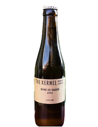 botella 33cl de cerveza de marca THE KERNEL - SAISON APPLE, estilo Saison