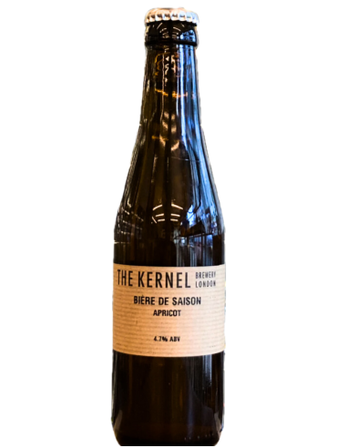 botella 33cl de cerveza de marca THE KERNEL - SAISON APRICOT , estilo Saison