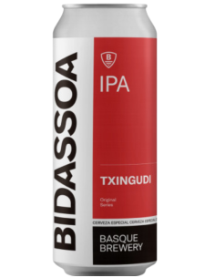 BIDASSOA - TXINGUDI - West Coast IPA Lata 33cl - Buscador de Cervezas - Brewhouse