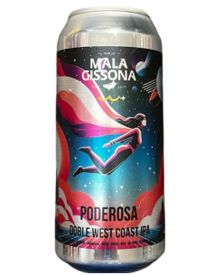 MALA GRISSONA - PODEROSA - Doble West Coast IPA Lata 44cl - Buscador de Cervezas - Brewhouse