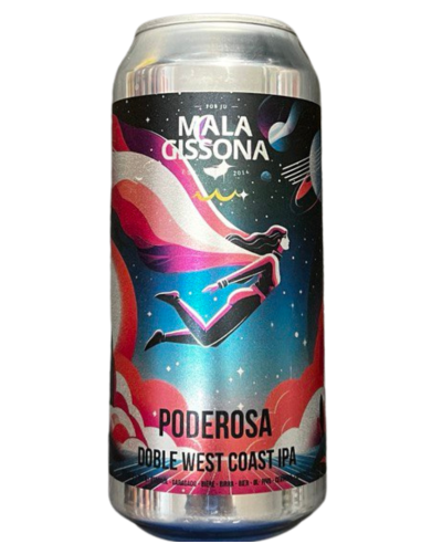 MALA GRISSONA - PODEROSA - Doble West Coast IPA Lata 44cl