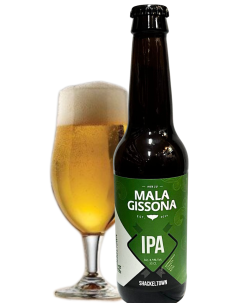 botella 33cl de cerveza de marca MALA GRISSONA - SHACKEL TOWN , estilo ipa 2