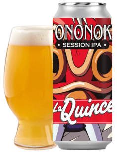 lata 44cl de cerveza de marca LA QUINCE - MONONOKE, estilo Session IPA (Sin Gluten) 2