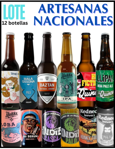 LOTE - ARTESANAS NACIONALES Nº 1 - Según Stock 12 Botellas x 33cl - Buscador de Cervezas - Brewhouse