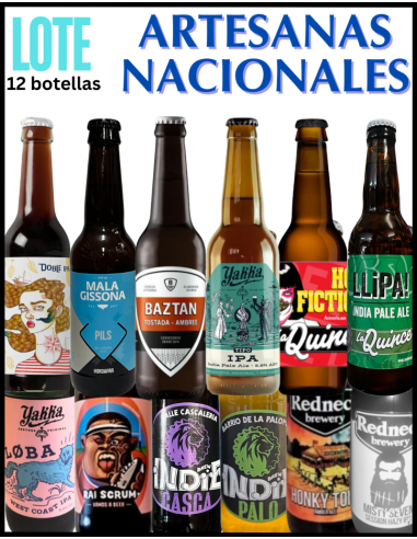 LOTE - ARTESANAS NACIONALES Nº 1 - Según Stock 12 Botellas x 33cl