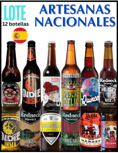 LOTE - ARTESANAS NACIONALES Nº 2 - Según Stock 12 Botellas x 33cl - Buscador de Cervezas - Brewhouse