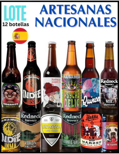 LOTE - ARTESANAS NACIONALES Nº 2 - Según Stock 12 Botellas x 33cl