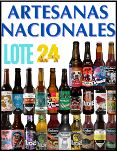 LOTE - ARTESANAS NACIONALES Nº1+Nº2 - Según Stock 24 botellas - Buscador de Cervezas - Brewhouse