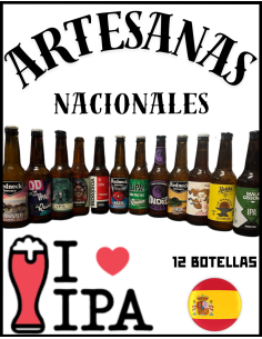 LOTE - IPA´S NACIONALES - Según Stock 12 botellas - 33cl - Buscador de Cervezas - Brewhouse