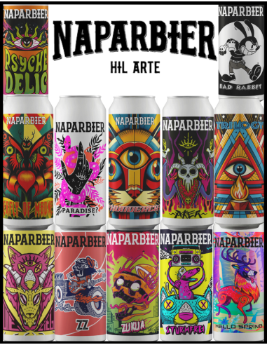 LOT - BEERS NAPARBIER SPECIAL - 12 x 44cl cans