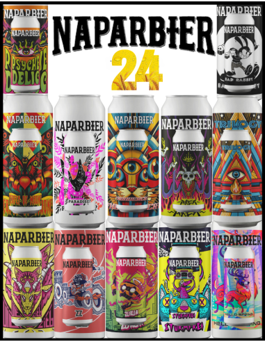 LOT - BEERS NAPARBIER SPECIAL - 24 x 44cl cans