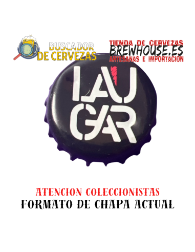 chapa de botella color negro con dibujo de marca