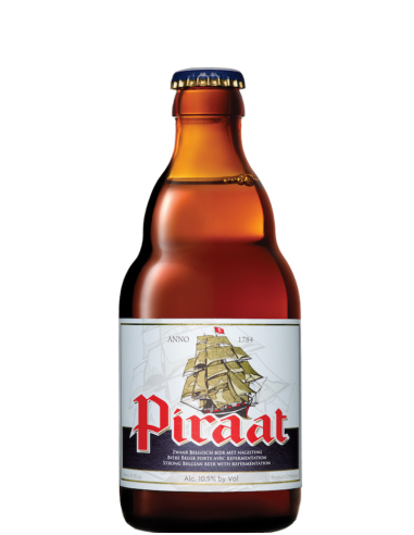 botella 33cl de cerveza de marca PIRAAT - CLASSIC 1784 , estilo Belgian Strong Pale Ale