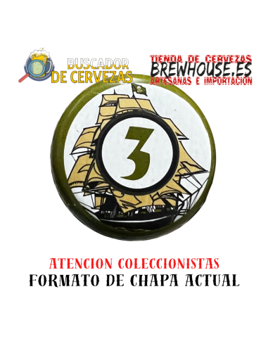 chapa de botella color blanco con dibujo de marca