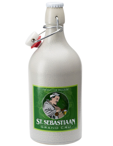 botella 50cl de cerveza de marca ST SEBASTIAAN - GRAND CRU , estilo Belgian Strong Pale Ale