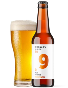 33cl bottle of DOUGALL'S brand beer - IPA 9, Hazy West Coast IPA style (Gluten Free) 2