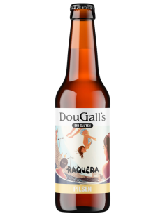 33cl bottle of DOUGALL'S - RAQUERA brand beer, Pilsner style