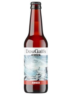 33cl bottle of DOUGALL'S - TRES MARES brand beer, American Amber Ale style (Gluten Free)