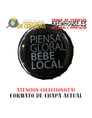 chapa de botella color negro con dibujo de marca