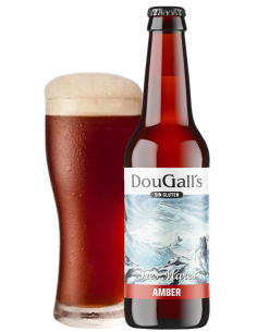 botella 33cl de cerveza de marca DOUGALL'S - TRES MARES, estilo American Amber Ale (Sin Gluten) 2