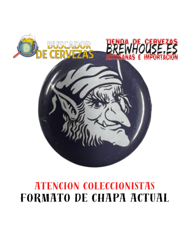 chapa de botella con dibujo de marca