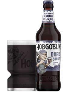 garrafa de 50cl de cerveja da marca MARSTON'S - HOBGOBLIN, estilo Dark Stout 2