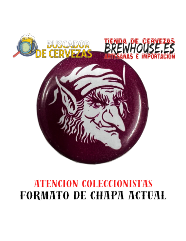 chapa de botella con dibujo de marca