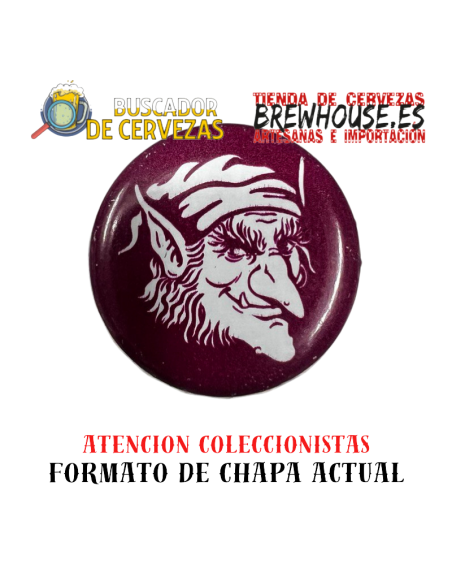 chapa de botella con dibujo de marca