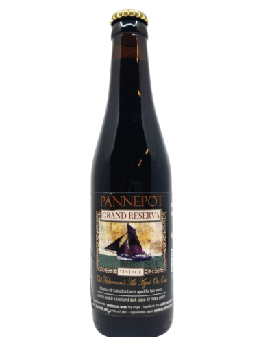 33cl bottle of beer brand DE STRUISE - PANNEPOT GRAND RESERVA 2019, style Belgian Strong Dark Ale