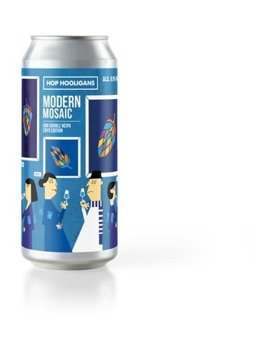 HOP HOOLIGANS - MODERN MOSAIC - DDH Double New England IPA 50cl