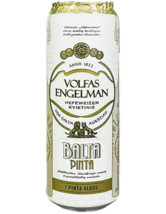 VOLFAS ENGELMAN - BALTA - Hefeweizen Lata 57cl - Buscador de Cervezas - Brewhouse