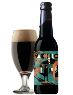 33cl bottle of beer brand LA PIRATA - BLACK BLOCK BOURBON (2023), Imperial Stout style 2