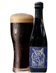 botella 37,5cl de cerveza de marca LA QUINCE & GINEU - BLACK BARLEY, estilo PortoRuby & Oloroso Barrel Aged 2
