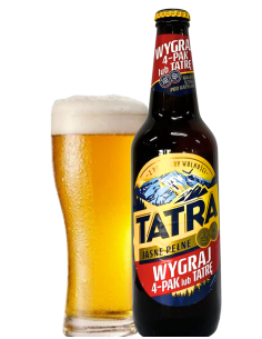 botella 50cl de cerveza de marca TATRA - JASNE PEŁNE , estilo European Pale Lager 2