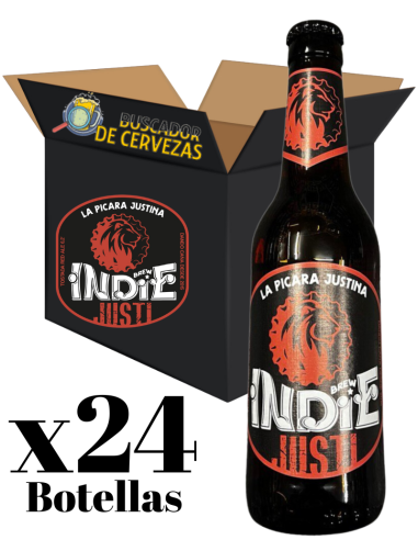 BREW INDIE - PICARA JUSTI -Red Ale 24x33cl